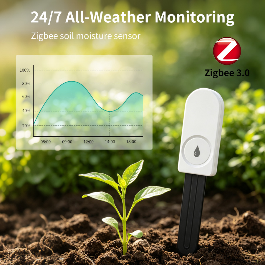 App Smart Garden - Smart ZigBee Soil Moisture Sensor Temperature