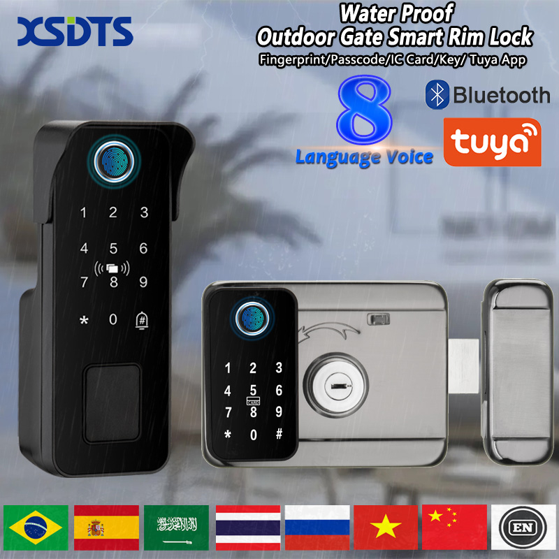 Smart Garden Outdoor - Waterproof Smart Door Lock Fingerprint Outdoor
