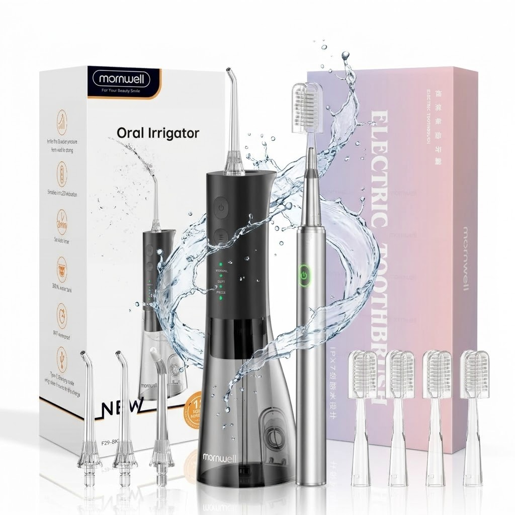 Smart Garden Watering System - Water Flosser with Electric Toothbrush Combo,