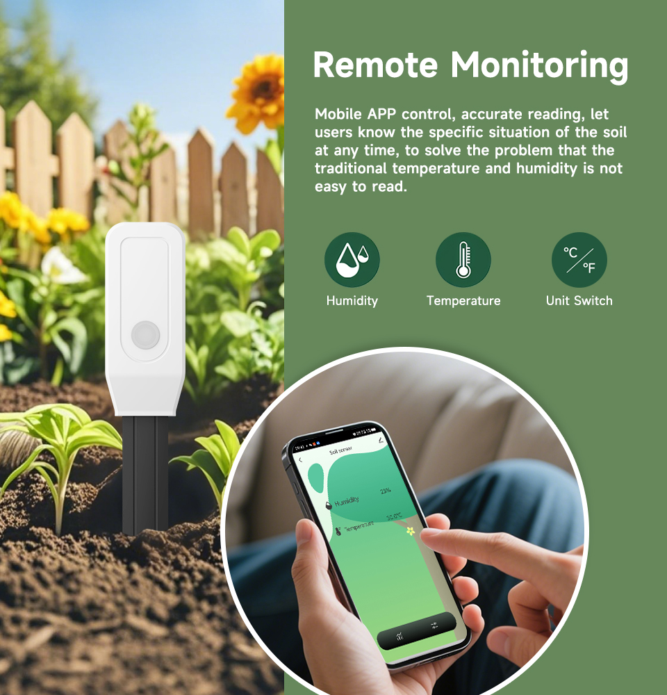 Smart Soil Tester Sensor, Zigb - App Smart Garden review and price
