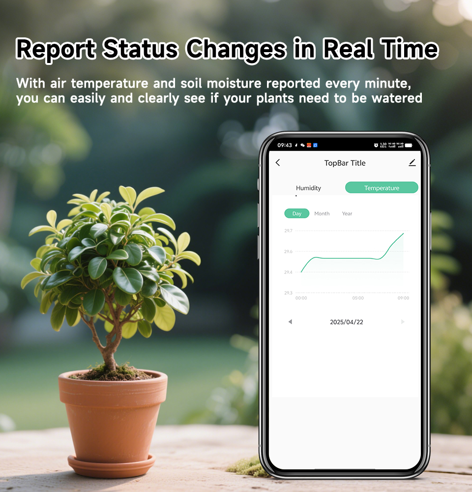Smart Soil Tester Sensor, Zigb - App Smart Garden review and price