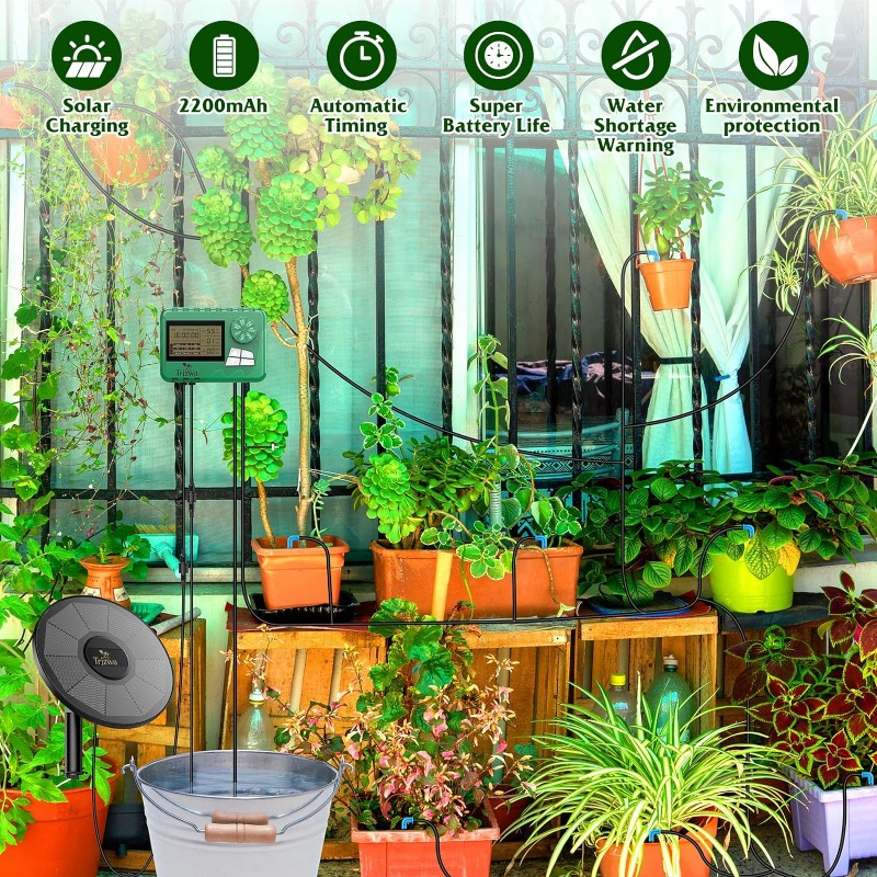 Solar Irrigation Equipment Gre - Smart Garden Watering System review and price