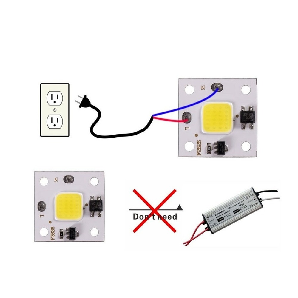 10W COB module 220V LED Chip D - Smart Garden Outdoor review and price