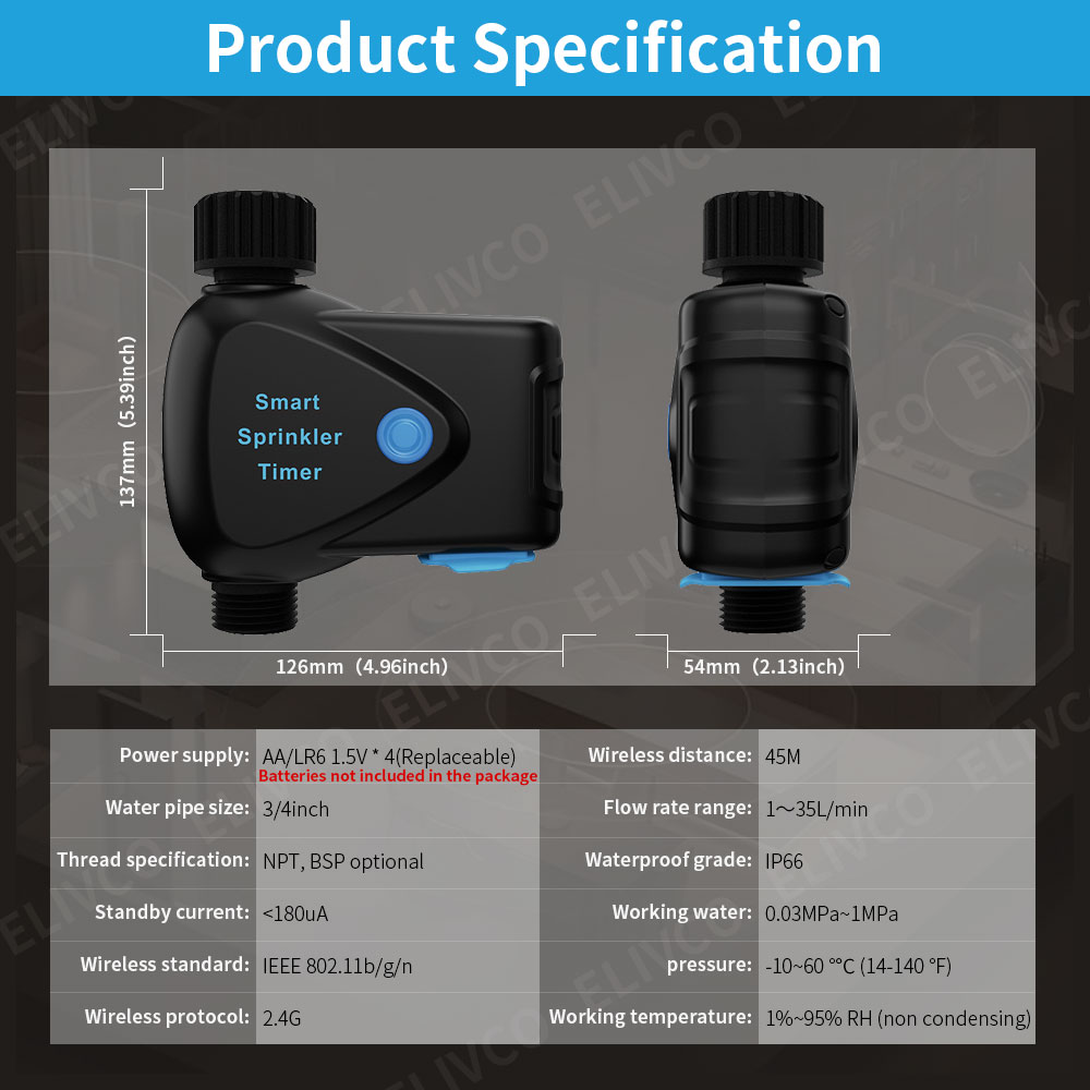 Tuya WiFi Smart Water Device w - Smart Garden Watering System review and price