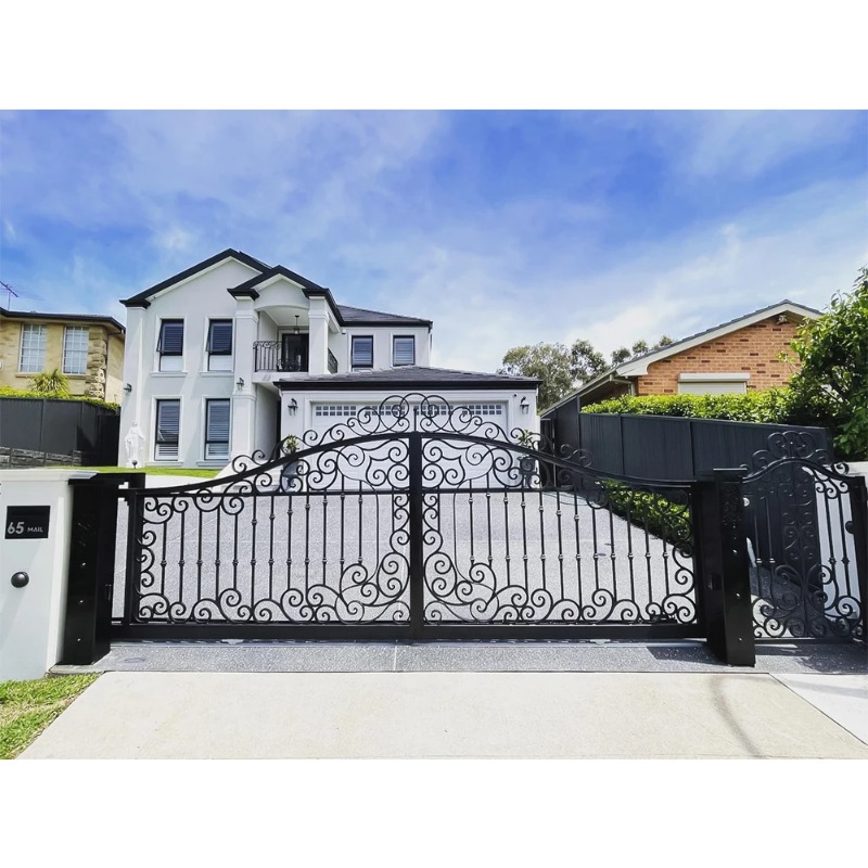 Luxury Electric Wrought Iron S - Smart Garden Gate review and price