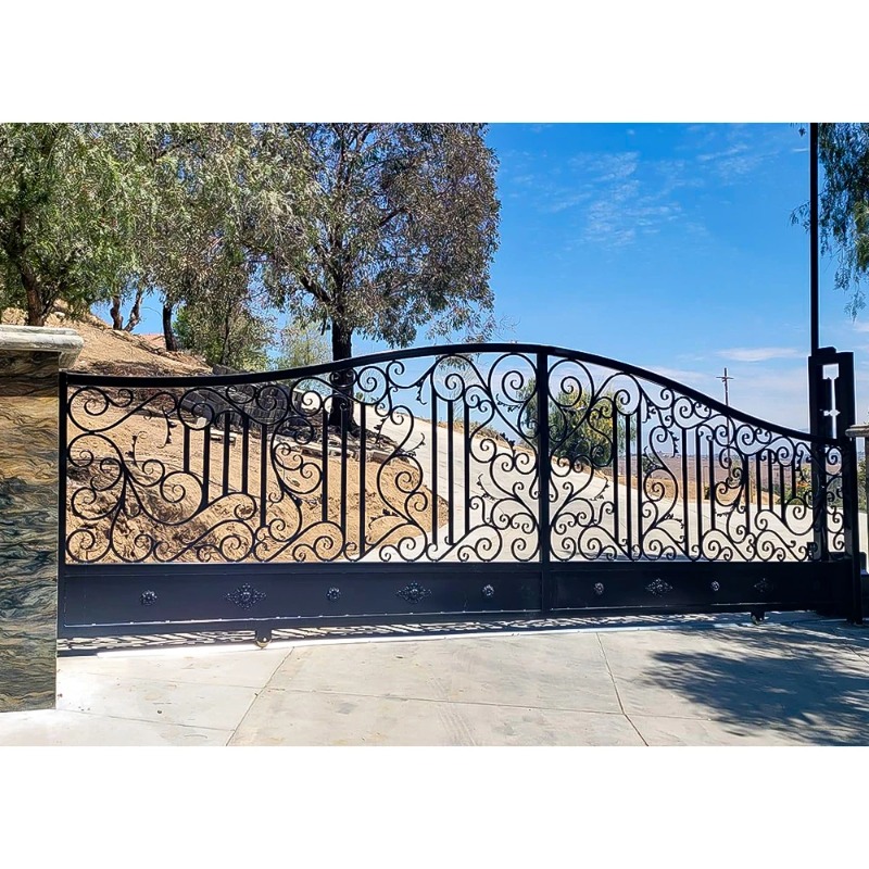 Luxury Electric Wrought Iron S - Smart Garden Gate review and price