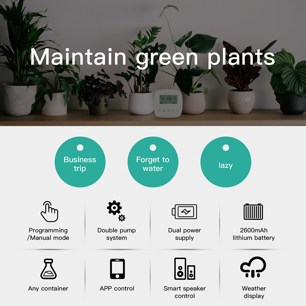WiFi Tuya Smart Watering Machi - Smart Garden Watering System review and price