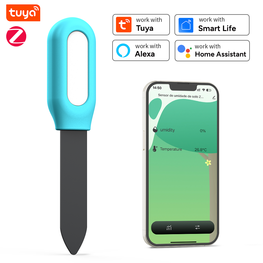 Tuya Zigbee Soil Sensor Humidi - Smart Garden Home Assistant review and price